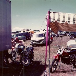 CZ 125's  Mosport Park 1976