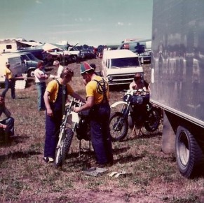 CZ 125's  Mosport Park 1975