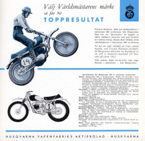 Husqvarna's first ever Motocross brochure