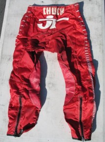 Chuck Sun's HRC Racing Pants Photo Compliments of MTV